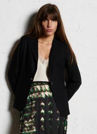 Diega - Veste de blazer ajustée à col tailleur - Taille L - Noir