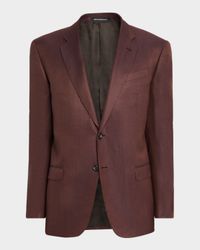 Men's Viscose-Silk Micro Nailhead G Line Sport Coat