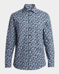 Men's Paisley Stretch Sport Shirt