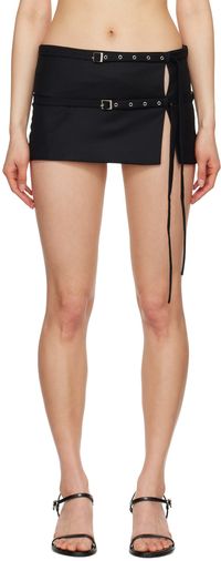 Aya Muse Black Lucerne Miniskirt