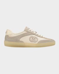 Men's G75 Interlocking G Low-Top Sneakers
