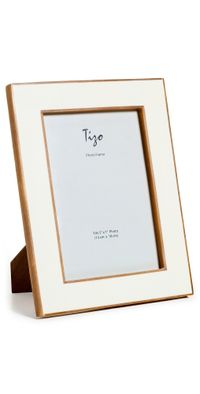 Tizo Design Bone/Resin Frame 5x7 White One Size
