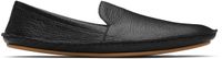 The Row Black Vasko Slip On Loafers