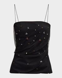 Emotional Essence I Beaded Tulle Top