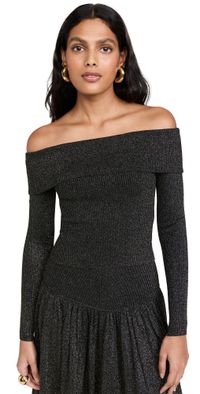 Zimmermann Crush Metallic Top Black/Gold 0P