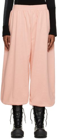 MM6 Maison Margiela Pink Balloon Leg Lounge Pants