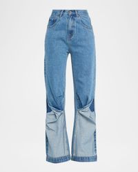 Mid-Rise Twist Jeans