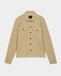Men's Wells Rice-Stitched Overshirt