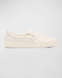 Men's Sawyer Intrecciato Leather Slip-On Sneakers