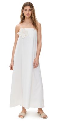 Dress To Flower Det. Maxi Dress Off White S