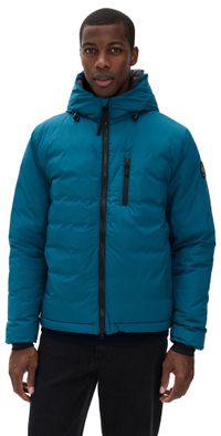 Canada Goose Lodge Black Disc Hooded Jacket Guard Blue XL