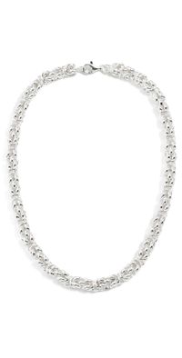 SHASHI Byzantine Chain Necklace Silver One Size