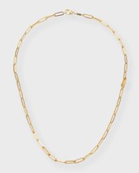 Golden Dreams 18K Yellow Gold Petite Paper Clip Chain Necklace