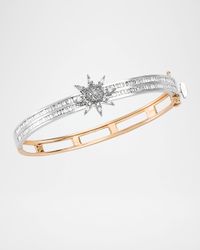Venus Star 14k Diamond Hinge Bracelet