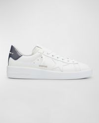 Men's Pure Star Leather Low-Top Sneakers