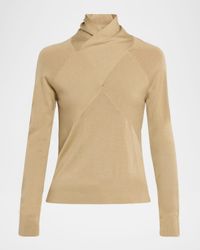 Crossover Merino Wool Sweater