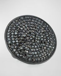 Adjustable Pave Disc Ring