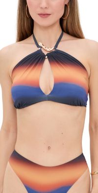 Nomads Palm Bikini Top SUNDOWN PRINT S