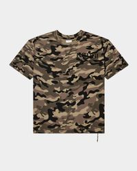Men's State Halen Camouflage Oversized Logo T-Shirt