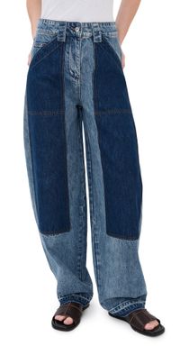 CO Denim Patchwork Pants Indigo 26