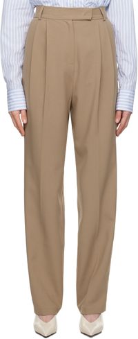 The Frankie Shop Pantalon de tailleur Bea beige