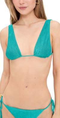 JADE Swim Kya Bikini Top Aqua M