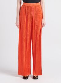 Max&co. - Pantalon large plissé - Taille L - Orange