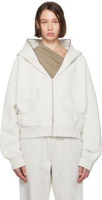 Entire Studios Off-White Eternal Zip Hoodie