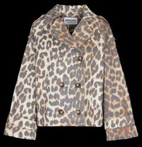 Berenice - Trench col classique à imprimé léopard - Taille 42 - Multicolore