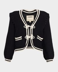 Kaito Contrast-Trim Cardigan