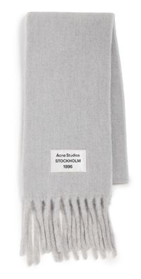 Acne Studios Volly Alpaca Scarf Grey/Light Grey One Size