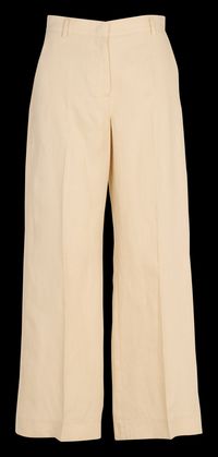 Max Mara Week End - Pantalon droit à pinces en lin - Taille 42 - Beige