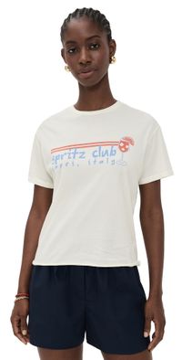 Original Retro Brand Spritz Cropped Tee Antique White L