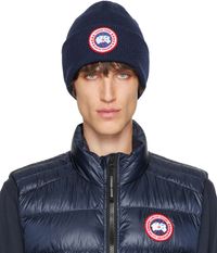 Canada Goose Navy Arctic Beanie
