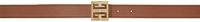 Givenchy Reversible Tan & Khaki 4G Belt