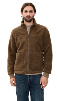 RAILS Clark Sherpa Bomber Jacket Lichen S
