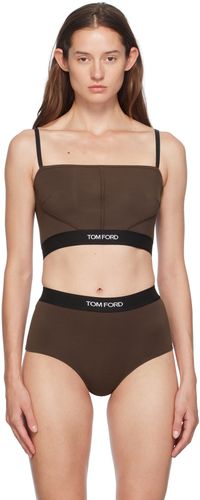 TOM FORD Brown Modal Signature Camisole