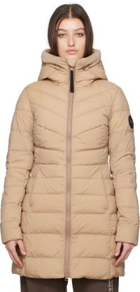 Canada Goose Tan 'Black Label' Clair Down Coat