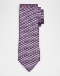 Men's Printed Diamonds Silk Tie