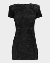 Fortuna Stretch Suede Dress