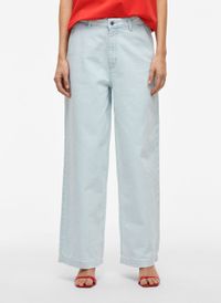 Vila - Jean large en coton mélangé - Taille 42/30 - Bleu