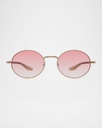 Anamcara Metal Oval Sunglasses