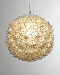 Capiz-Shell 1-Light Pendant
