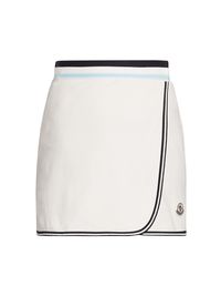 Women's Logo Cotton Miniskirt - White - Size XL