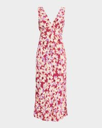 Audrina Crepe Midi Dress