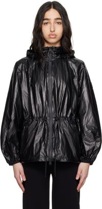 MACKAGE Black Isha Balloon Sleeve Rain Jacket