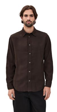 NN07 Colby Drapey Shirt Dark Army M