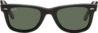 Ray-Ban Lunettes de soleil Wayfarer noires en acétate biosourcé