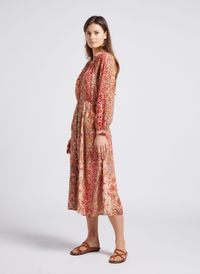 La Petite Etoile - Robe midi Col V - Taille 3 - Bleu