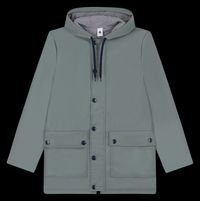 Petit Bateau - Imperméable à capuche - Taille XL - Vert